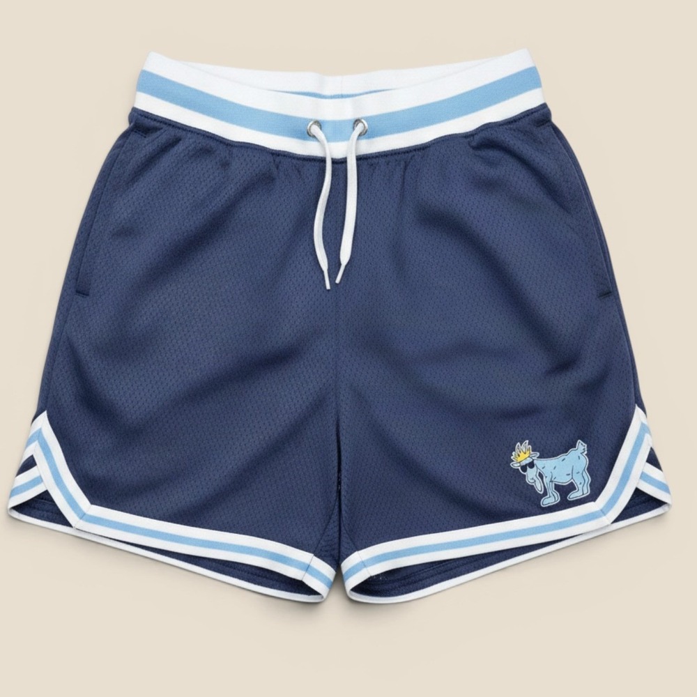GOAT USA Kids Navy Blue Mesh Basketball Shorts Youth XL GU-1506 GSHEG23117Y